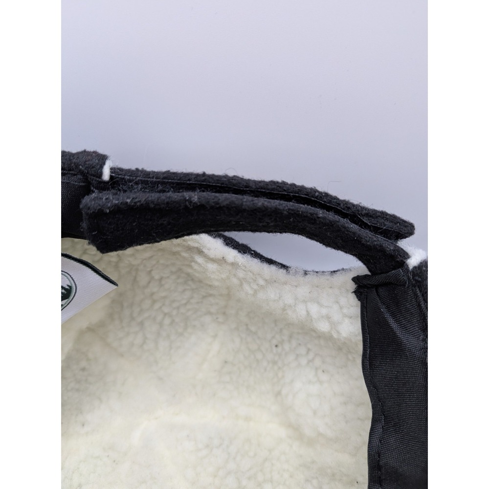 Vtg Sherpa Lined Ear Flap Hat Cap Strap Fleece Ear Flap Trapper Gorpcore 90s - Picture 8 of 15